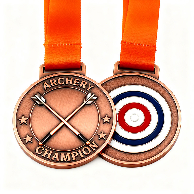 Custom Participation Ribbons Medallion Award Personalised Trophy Medal with Logo