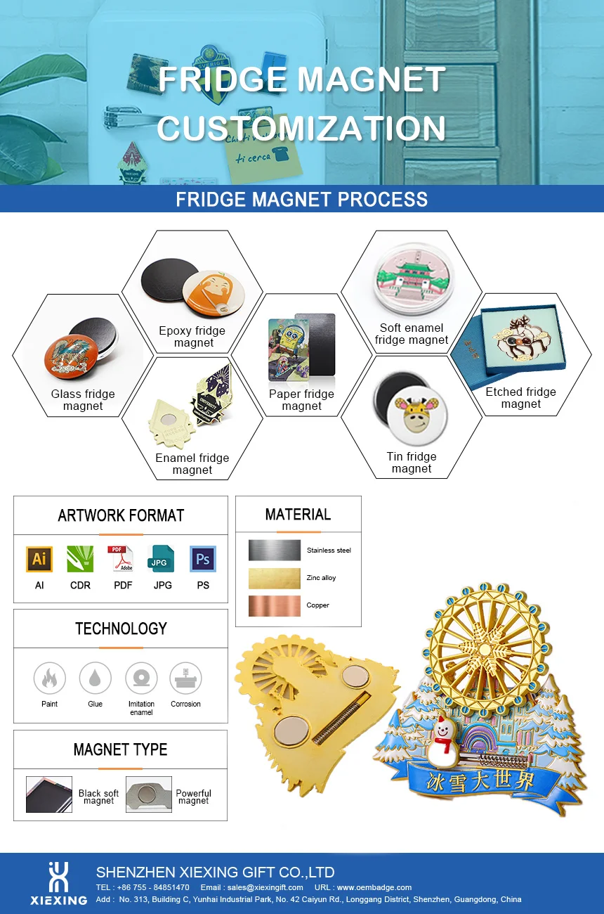 custom fridge magnets, custom refrigerator magnets