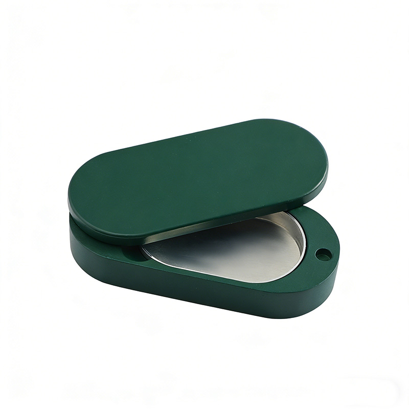 Customized Logo and Color Solid Balm Metal Case Slide Balm Container