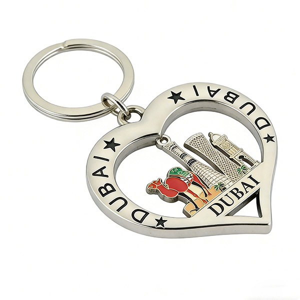 Metal Stamped Keychains Metal Key Chain with Name Custom Hard Enamel Keyrings