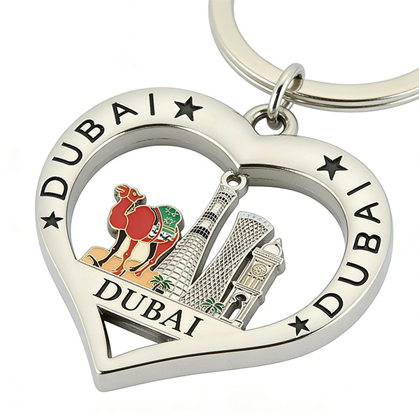 Metal Stamped Keychains Metal Key Chain with Name Custom Hard Enamel Keyrings