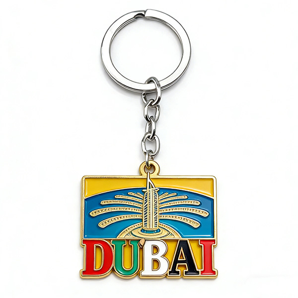Custom Shape Logo Metal Keychains Personalized Metal Key Holder with Engraving